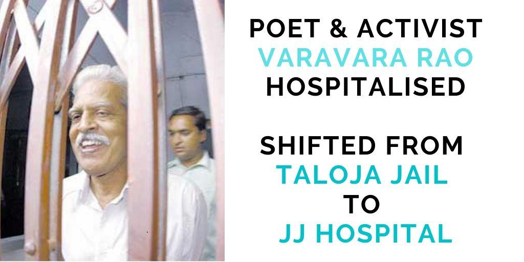 Varavara Rao in hospital