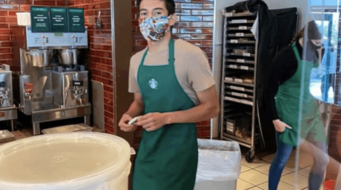 Lenin Gutierrez - barista de Starbucks